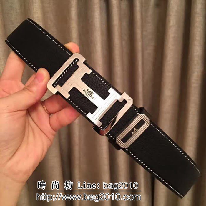 愛馬仕HERMES 義大利進口雙面小象紋 海外原廠高端男士皮帶 HHG1292